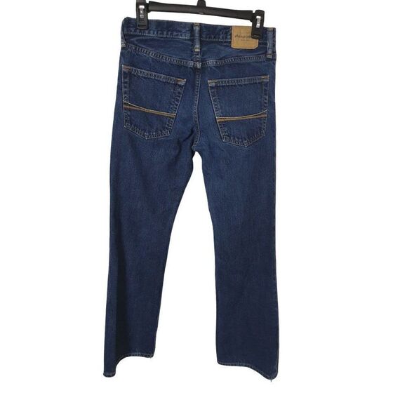 Abercrombie Boys 14 Jeans Baxter Low Rise Slim Boot Denim Button Fly Jeans 14 - Picture 2 of 7